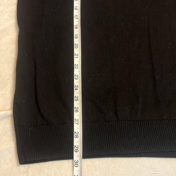 Calvin Klein 100% Extra Fine Merino Wool Black V-Neck Men’s Sweater sz XL VGUC - Picture 6 of 6